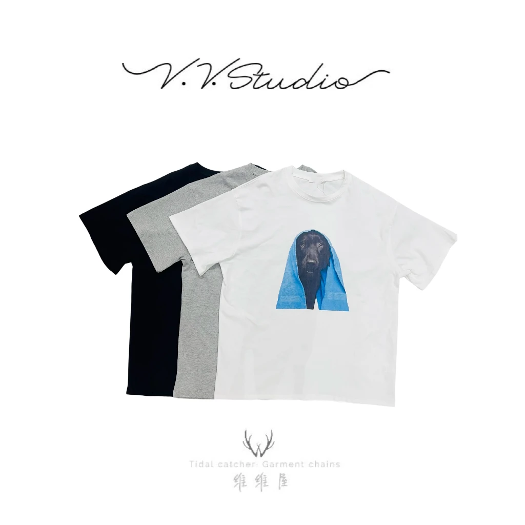 WellSoong•NO退NO换【头巾狗狗半袖】