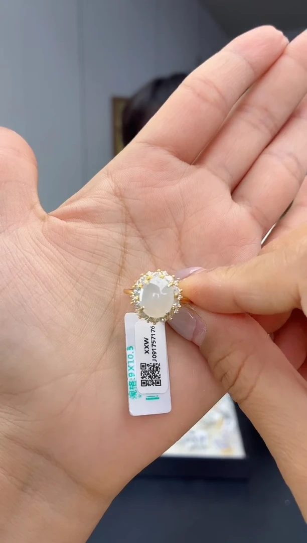 银S925镶嵌戒指翡翠111111111