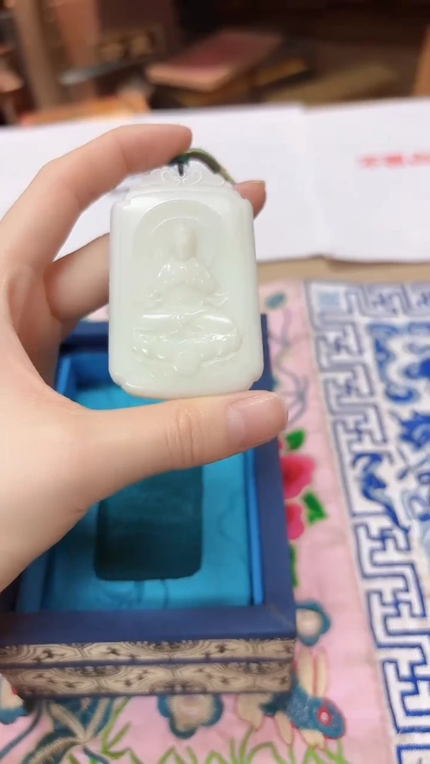 和田玉未镶嵌挂件20