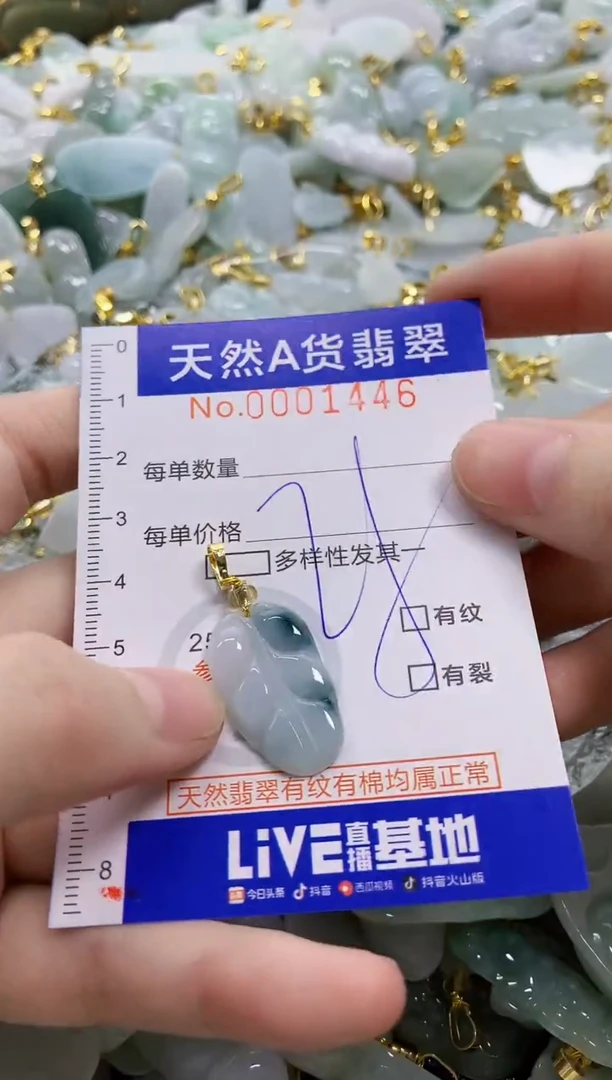 颈饰未镶嵌翡翠天然A货翡翠