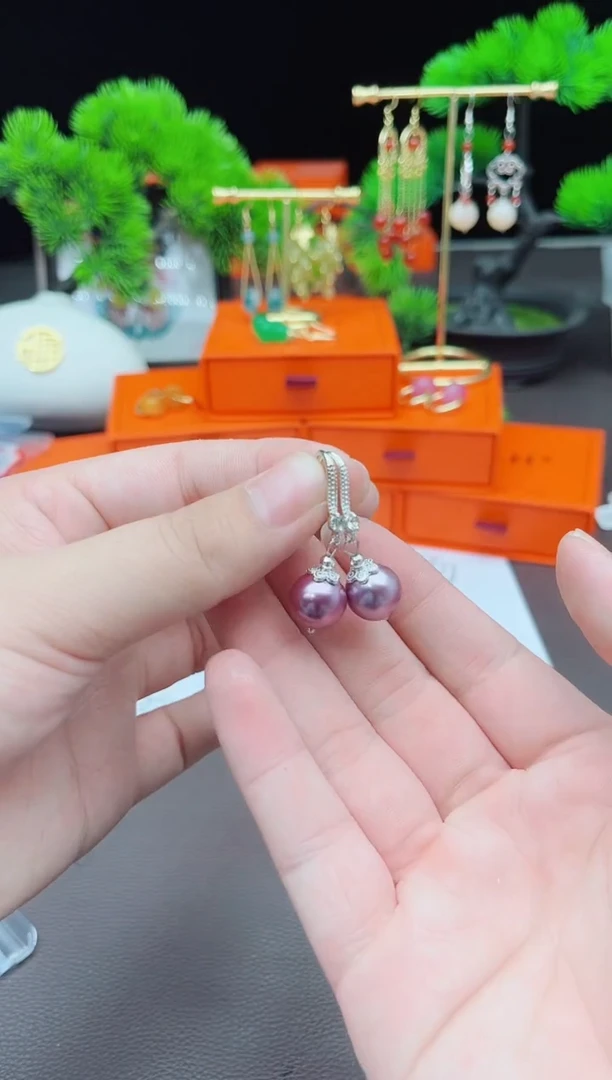 【闪购商品】拼合珍珠（马贝珠）耳饰未镶嵌902000
