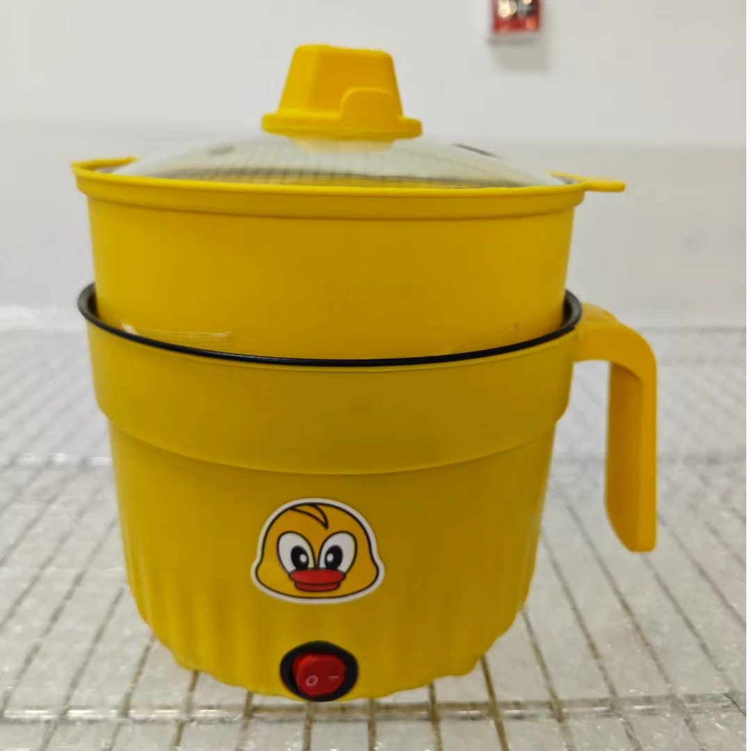 【工厂直营】小黄鸭宿舍锅家庭厨房多功能一体火锅汤锅电煮锅电饭煲