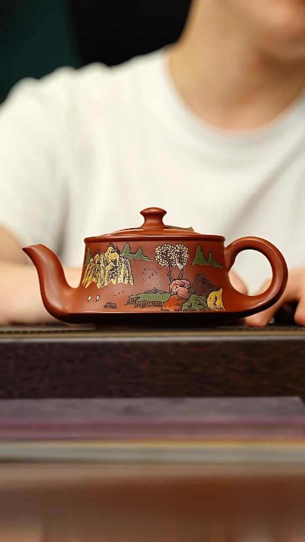 茶壶紫砂宜兴原矿 手工 紫砂壶容量280CC