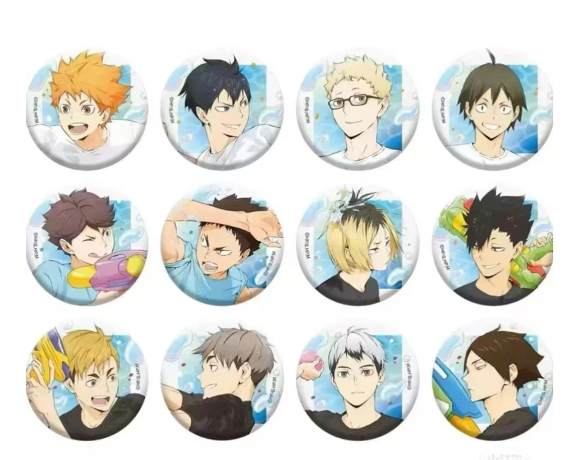 【排球少年】排球少年玩水吧唧盲盒 默认代拆