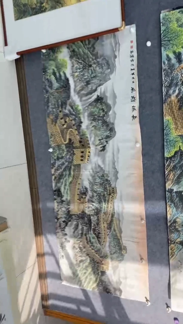 国画邱*凯沈常滨 省美协 小六尺180*70cm