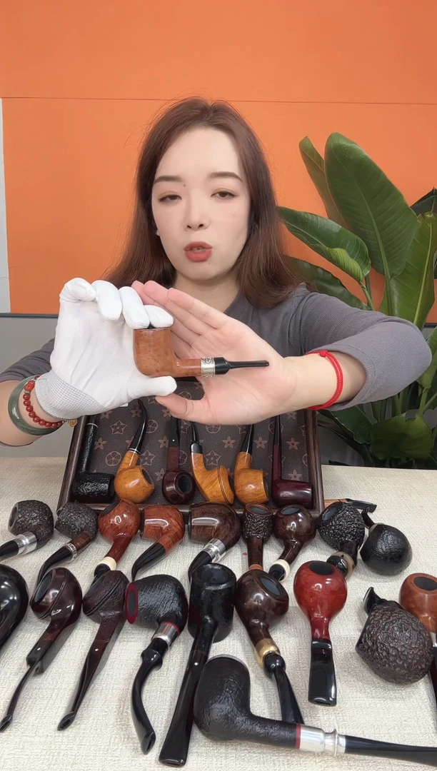 石楠木原木色烟斗