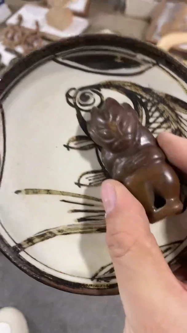 【闪购商品】摆件陶瓷，手工，手绘
