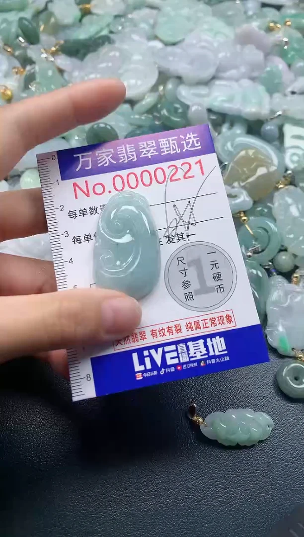 吊坠(不含链)未镶嵌翡翠0221