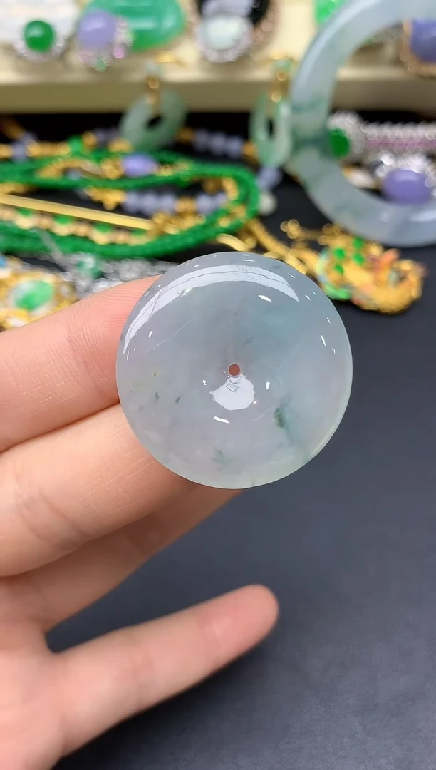 颈饰未镶嵌翡翠167-雪姐翡翠天天见