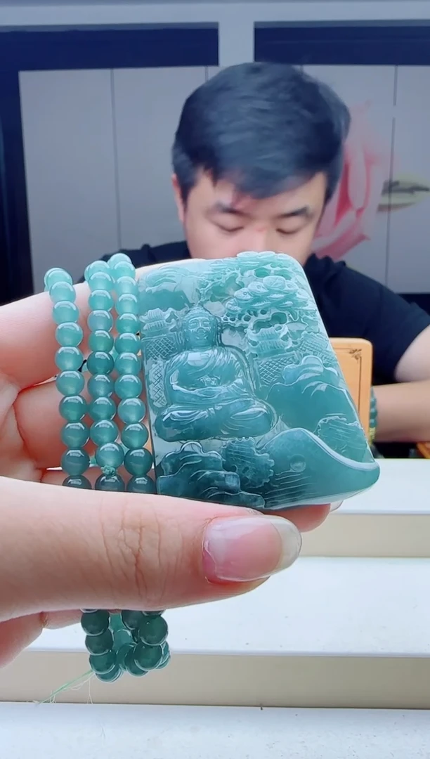 颈饰未镶嵌翡翠多样性发其一