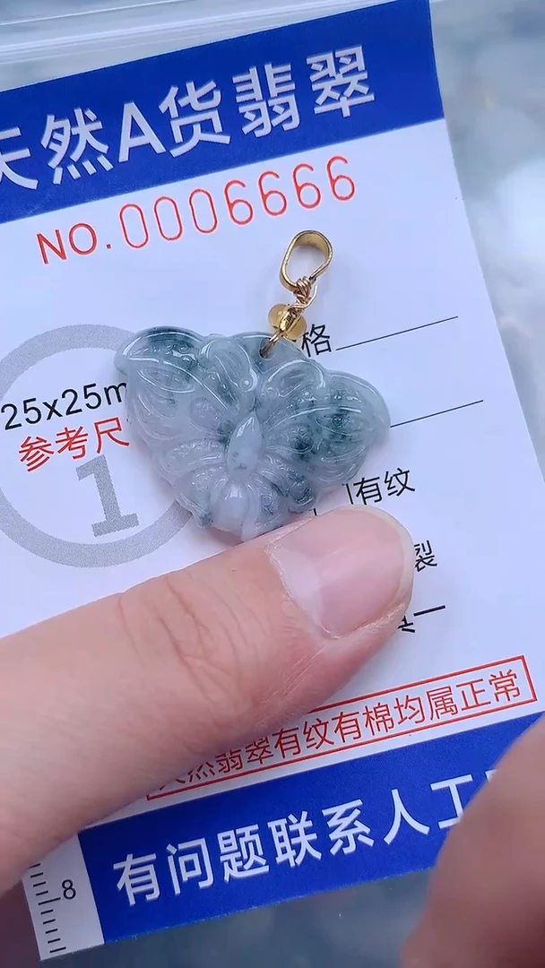翡翠未镶嵌吊坠(不含链)1