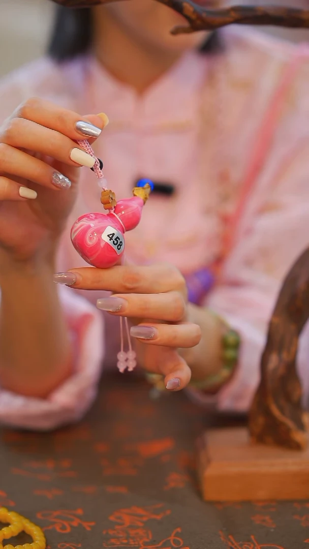 458非遗漆手艺工天然葫芦文玩福禄