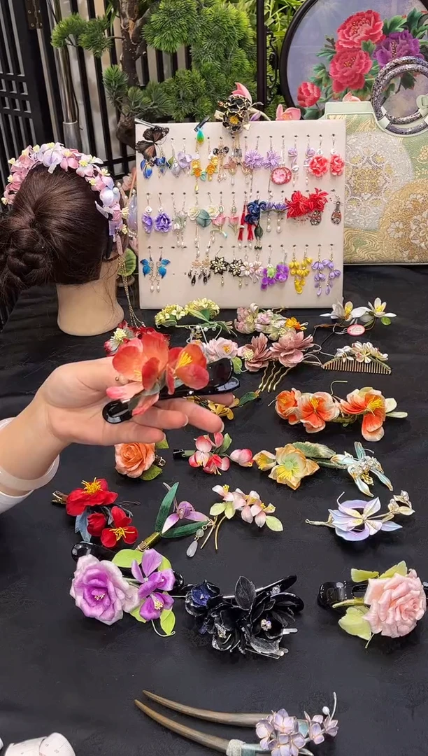 织绣用****3非遗手工苏绣饰品