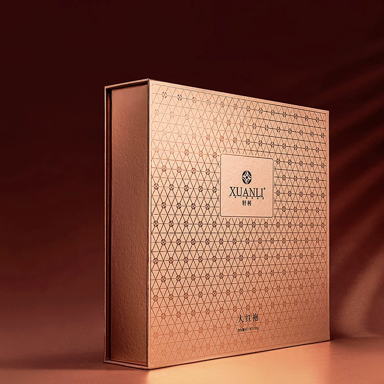 轩利HL210大红袍浓香型礼盒装武夷山岩茶200g小泡袋装乌龙茶茶叶