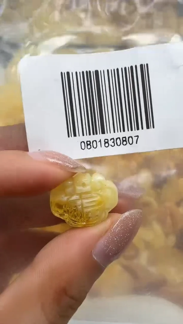 裸石琥珀未镶嵌?****子如图