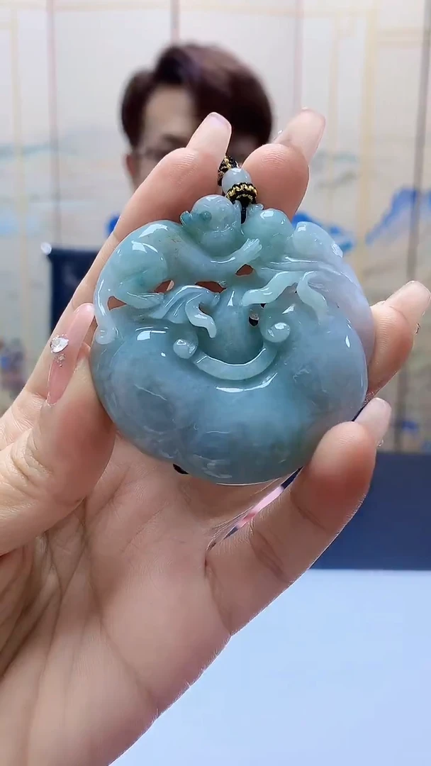 未镶嵌定制翡翠5159ty-毛货挂件25