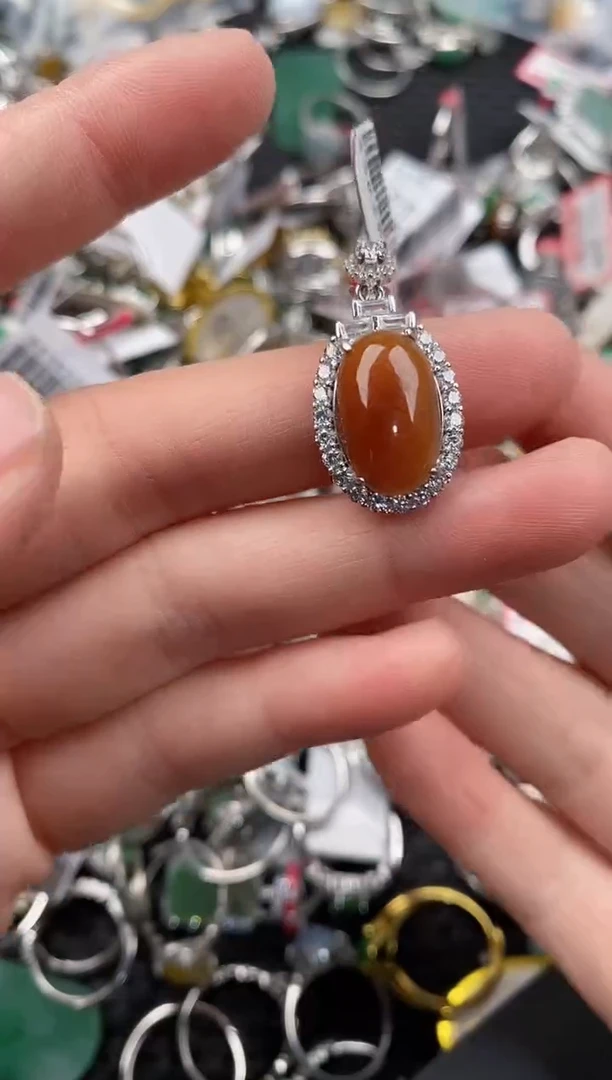 银S925镶嵌戒指翡翠222                6