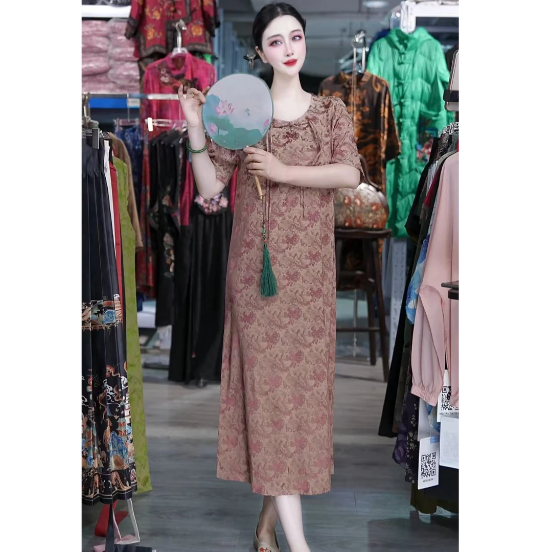 【门店剪标款】时尚潮流休闲气质显瘦轻奢女款连衣裙1210