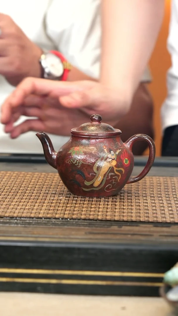 LJY111《敦煌·古莲子》柴烧