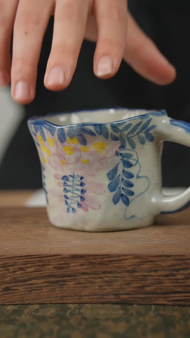 【闪购商品】杯子泥垚手作 景德镇手工手绘器物