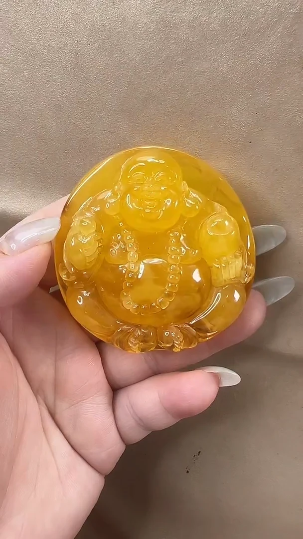 琥珀颈饰未镶嵌吊坠