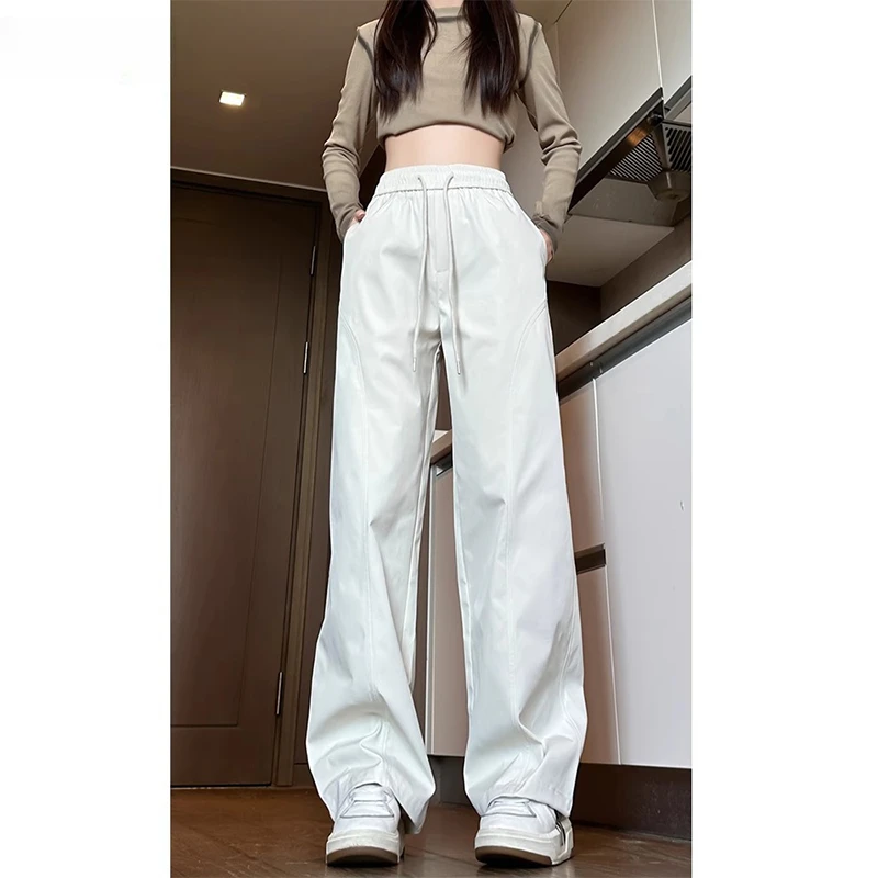 户外防风防水冲锋裤男款春夏季机能情侣斜切直筒工装裤子