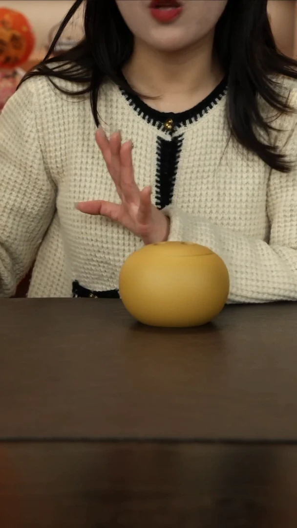 【闪购商品】紫砂茶叶罐直播福利牛盖黄金段醒茶罐约150克