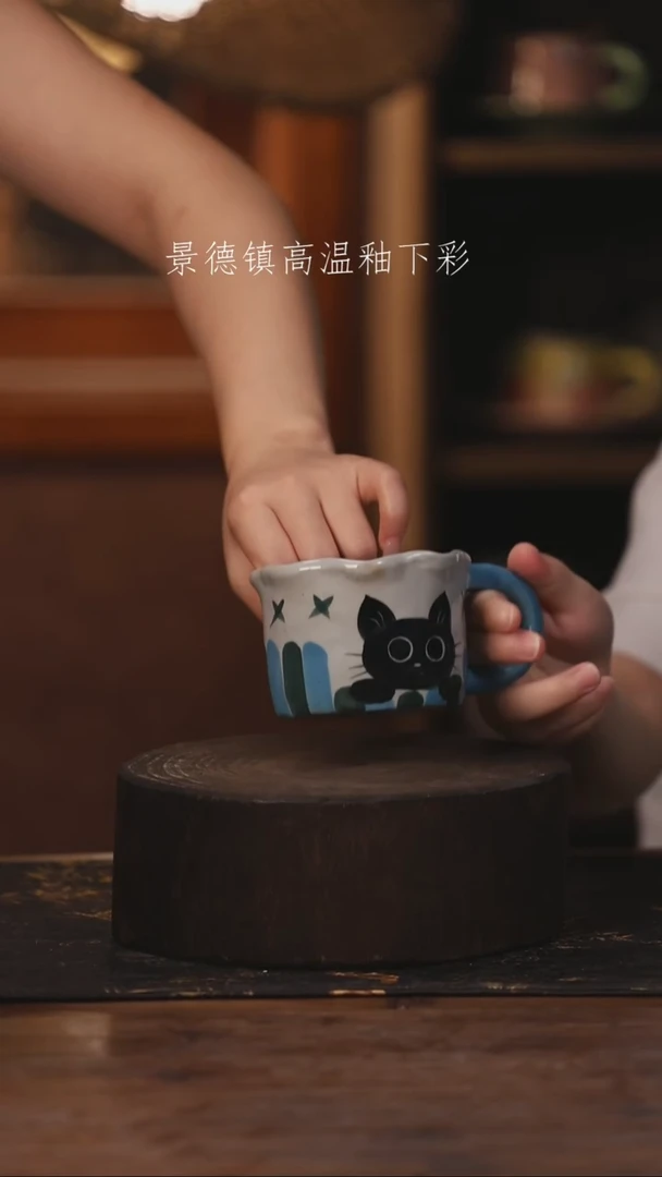陶瓷景德镇高温釉下手绘陶瓷167