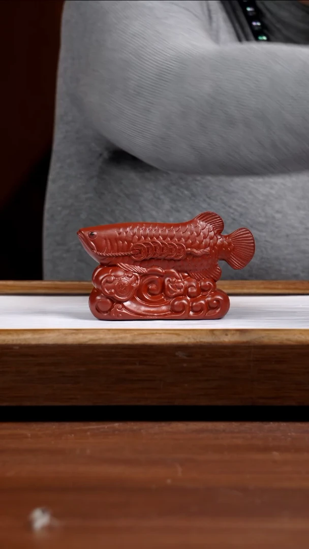 【闪购商品】紫砂茶壶茶宠金龙鱼