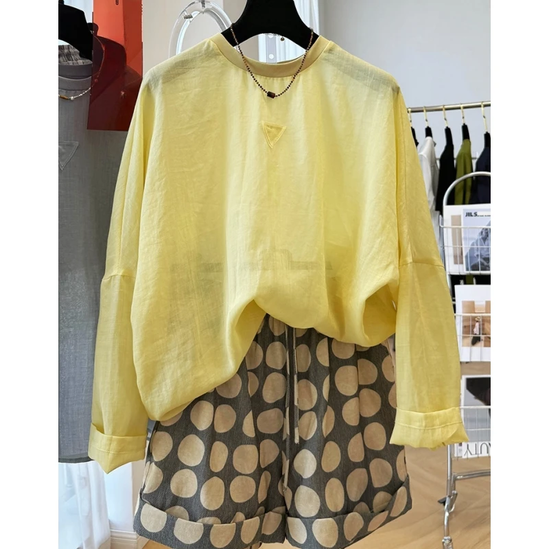 00416巨好看的夏装套装女大方得体穿搭独特漂亮上衣短裤两件套薄