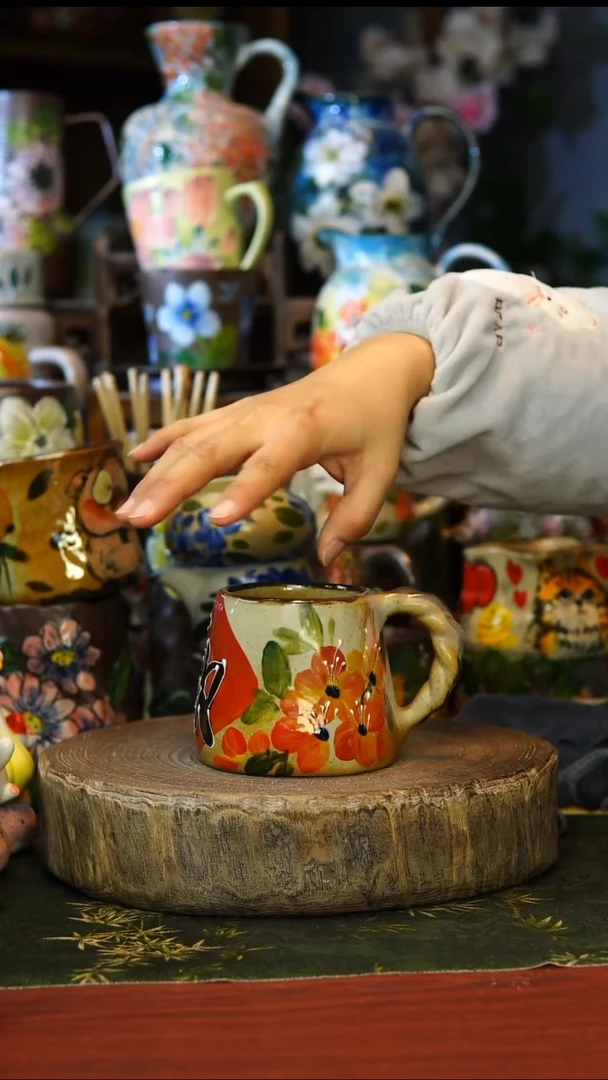 陶瓷21景德镇手工手绘釉下彩