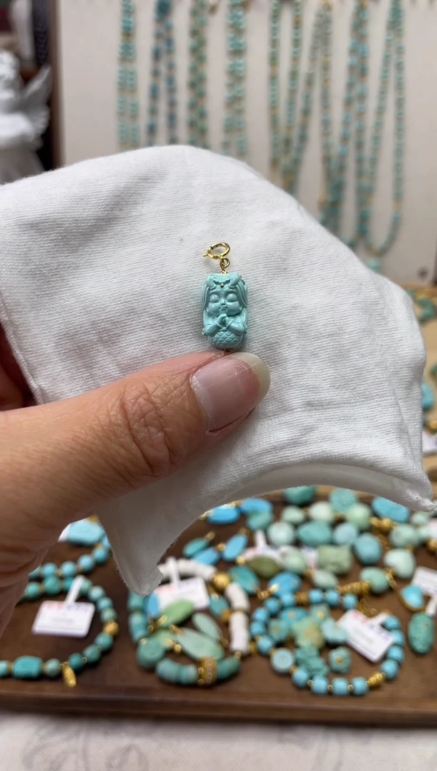 【闪购商品】绿松石珠宝奇石银S925镶嵌110