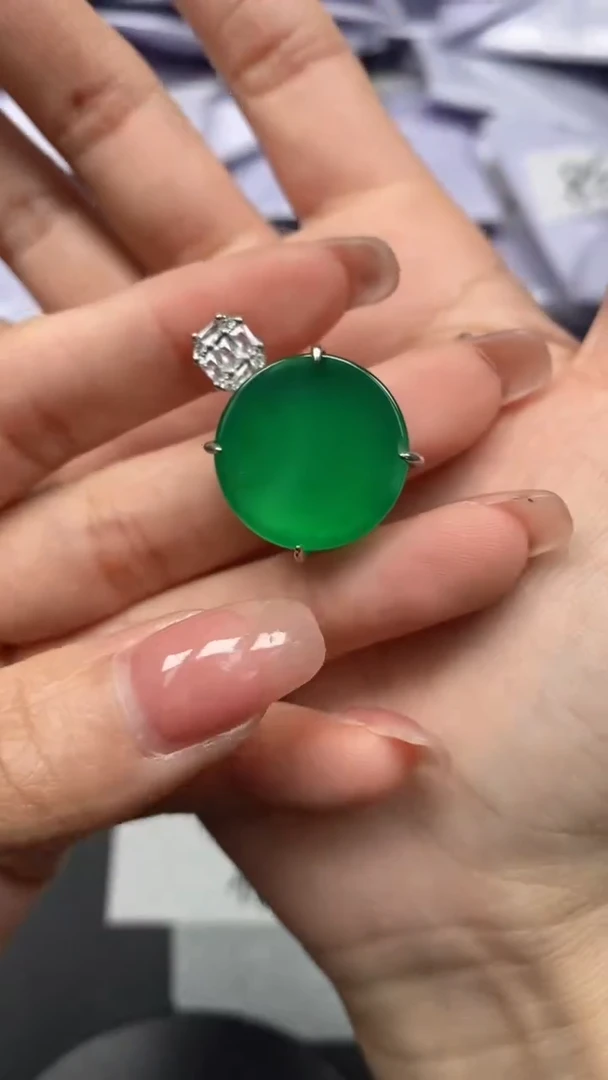 翡翠未镶嵌颈饰高端甄选（一物一图）159