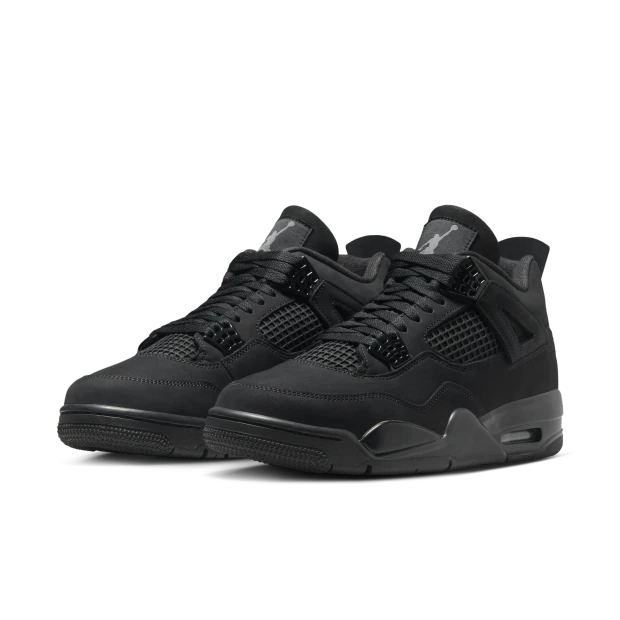 NIKE Air Jordan 4 Retro 黑猫 中帮篮球鞋 男鞋 黑色 FV5029-010