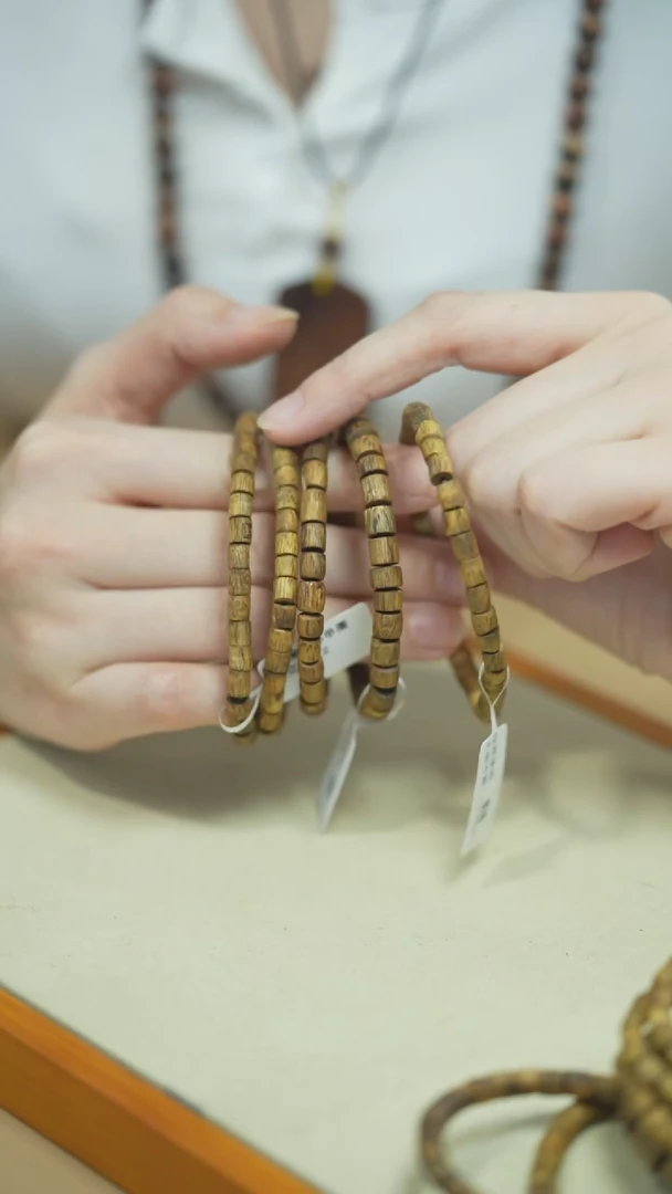 手串沉香绿棋楠随型单圈多样性发其一