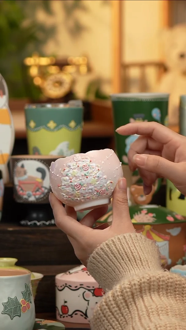 瓷片瓷T090景德镇原创手工陶瓷