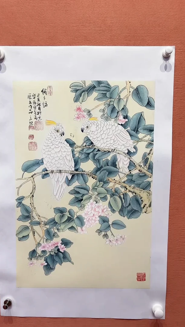 国画师立照老师国画作品