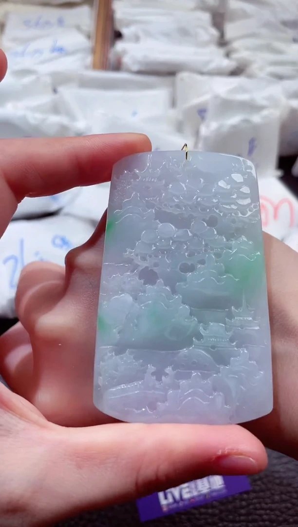 翡翠未镶嵌颈饰00003510