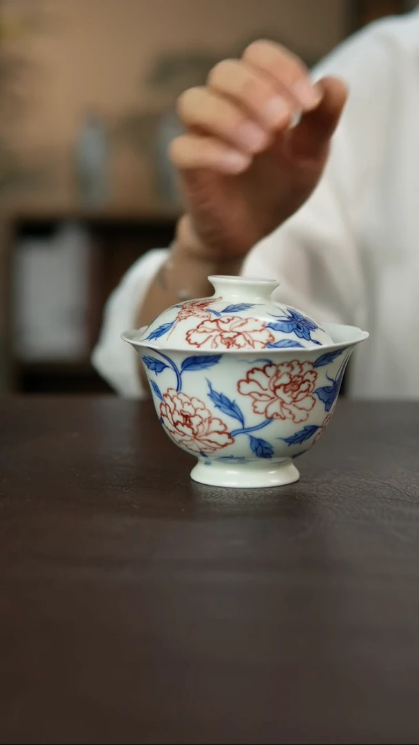 景德镇陶瓷杯碗柴烧多人10234