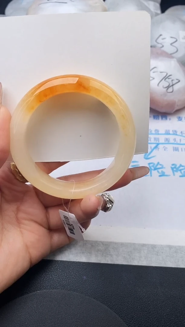 未镶嵌手镯石英质玉w48-HHB57+