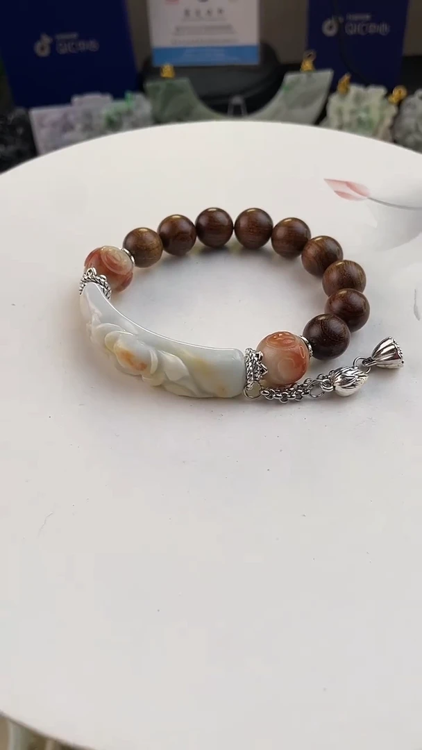 未镶嵌手链翡翠手工定制默认微瑕主播介绍为准
