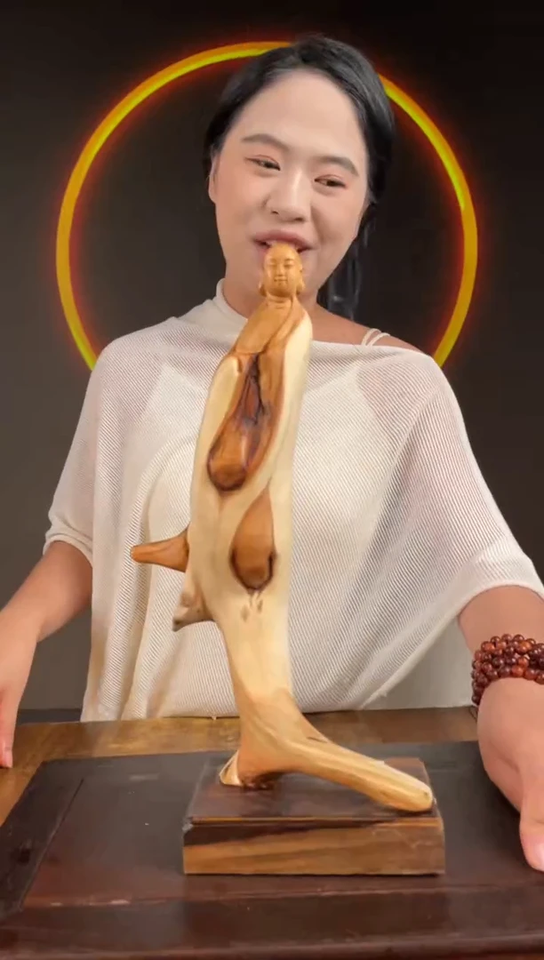 柏木（崖柏）手工摆件,先抢先得! 编号:110