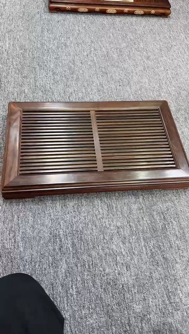 【闪购商品】红酸枝木类成套家具茶盘