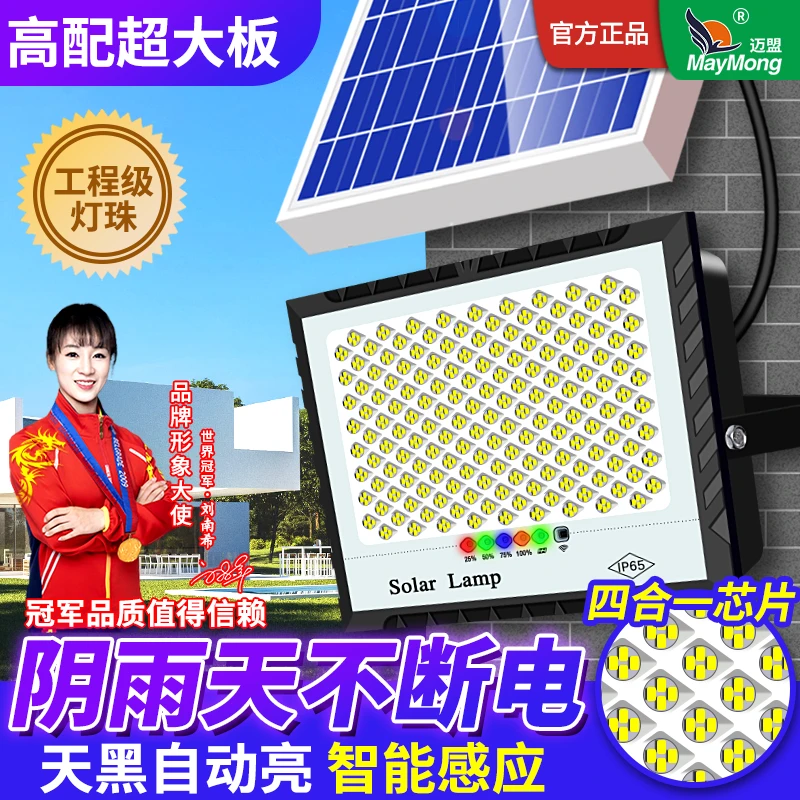 2025新款太阳能户外灯超亮大功率庭院室内外照明太阳能户外庭院灯