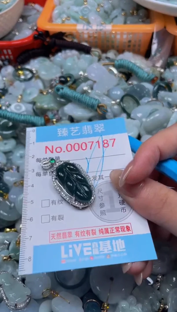 颈饰未镶嵌翡翠7187