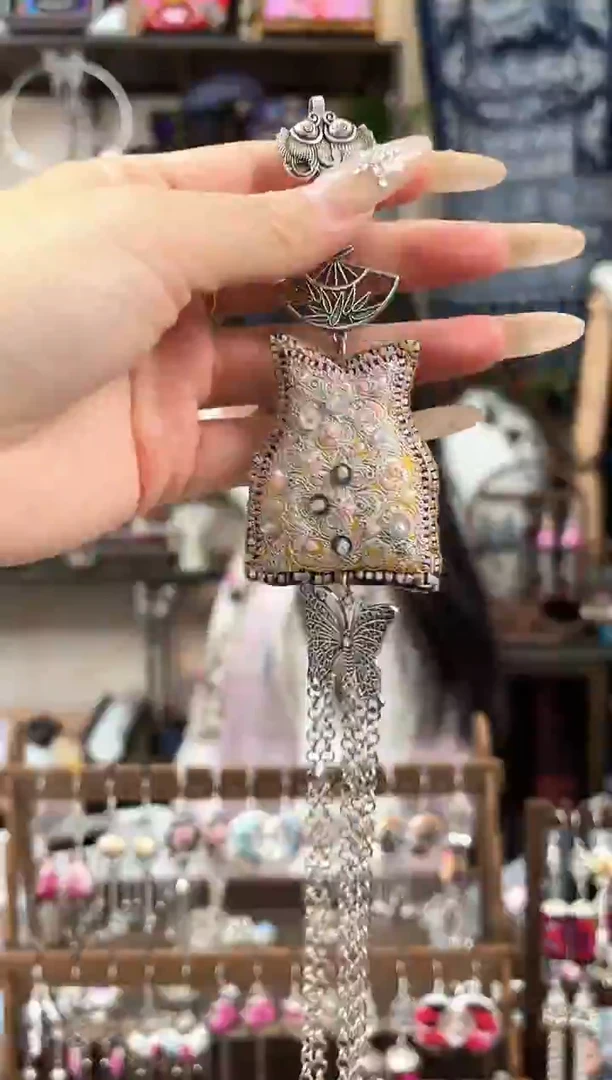 织绣民族风非遗老绣苗银饰品211