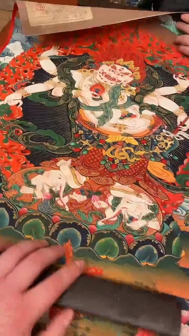 装裱画精美唐卡tk16038