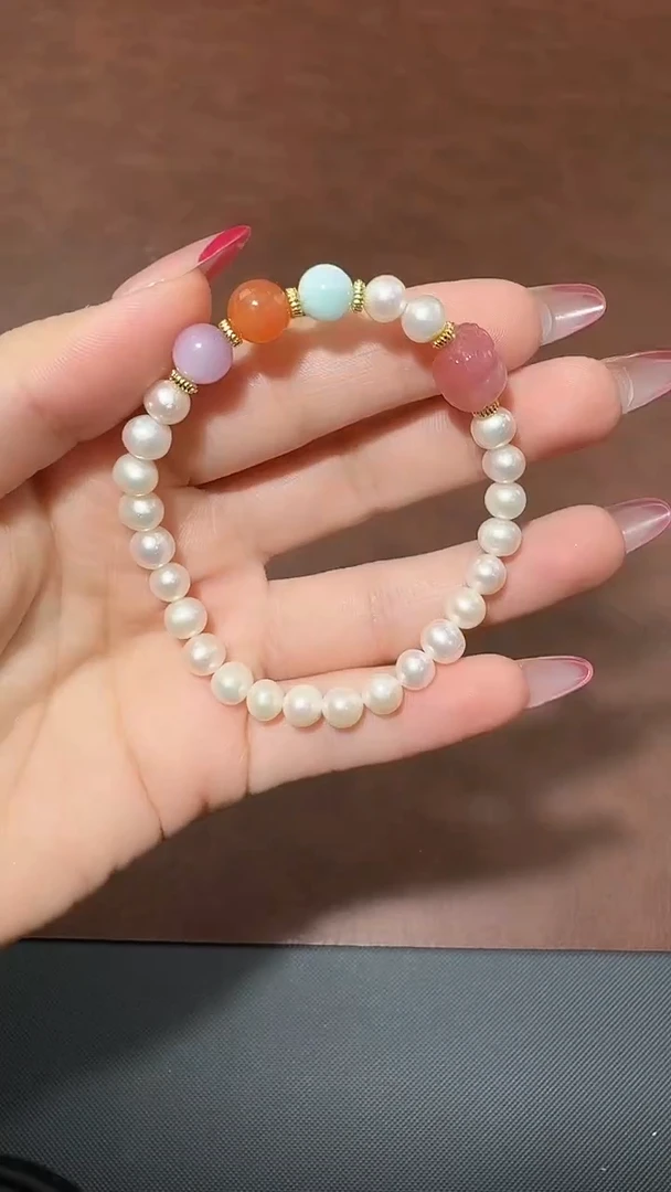 未镶嵌手链淡水珍珠  B6014 多样性发货其一