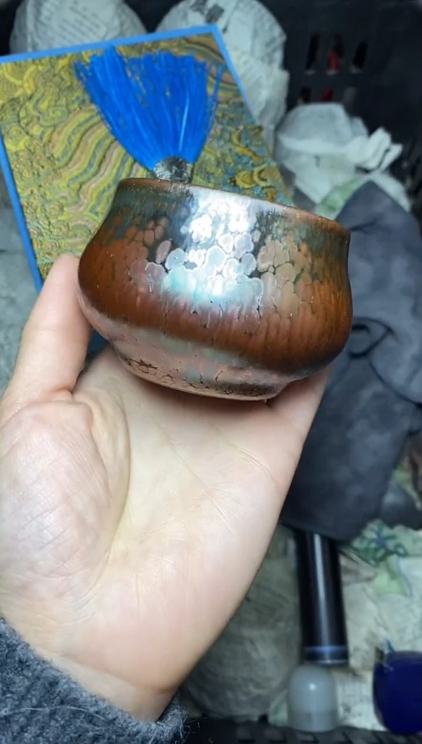 【闪购商品】茶盏天外飞仙 佛肚 盏三疯建盏茶器