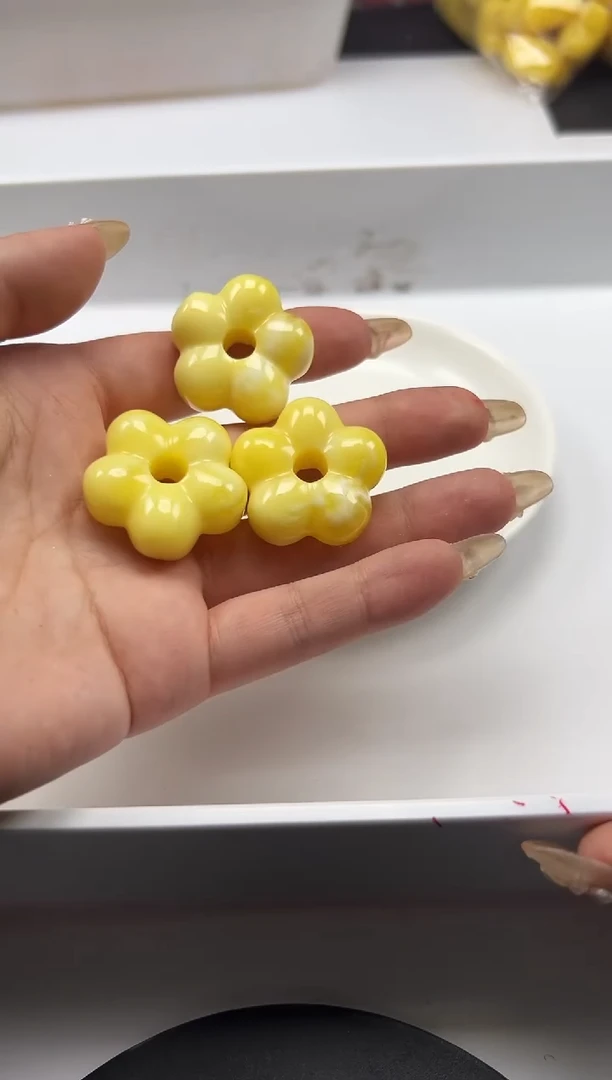 蜜蜡颈饰未镶嵌w3100蜜蜡五瓣花29*12mm*1个
